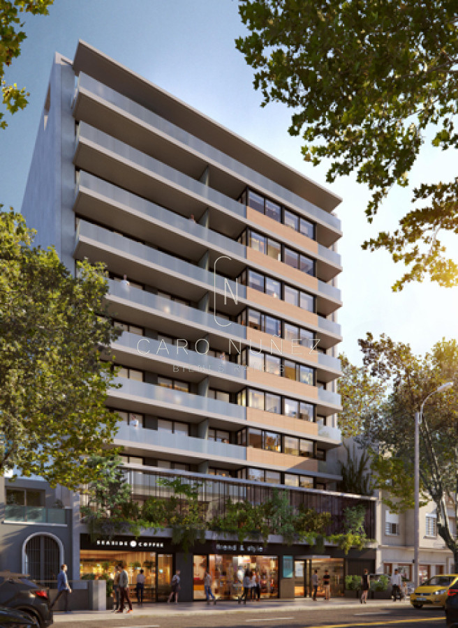 Apartamento ID.635 - Penthouse 2 Dormitorios con Terraza y Parrillero - Piso 10 en Pocitos