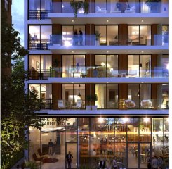 Monoambiente en Park Square Sarmiento