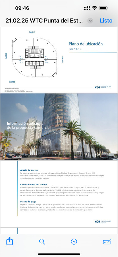 Oficina ID.604 - Alquiler oficinas WTC Free Zone Punta del Este