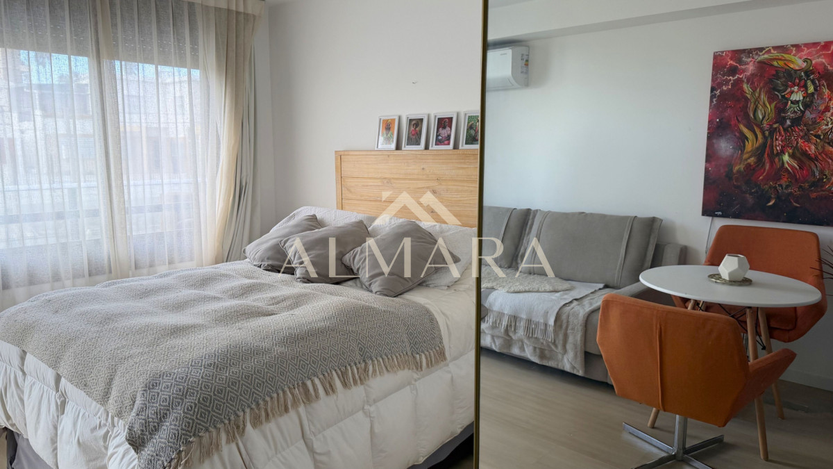 Apartamento ID.7 - MONOAMBIENTE AMOBLADO EN MALVÍN, BALCÓN, SEGURIDAD 24 HS - CERCA DE LA RAMBLA