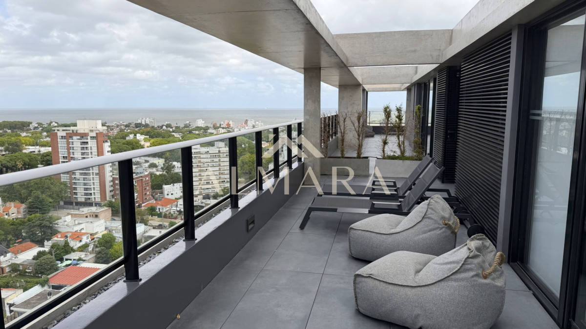 Apartamento ID.7 - MONOAMBIENTE AMOBLADO EN MALVÍN, BALCÓN, SEGURIDAD 24 HS - CERCA DE LA RAMBLA