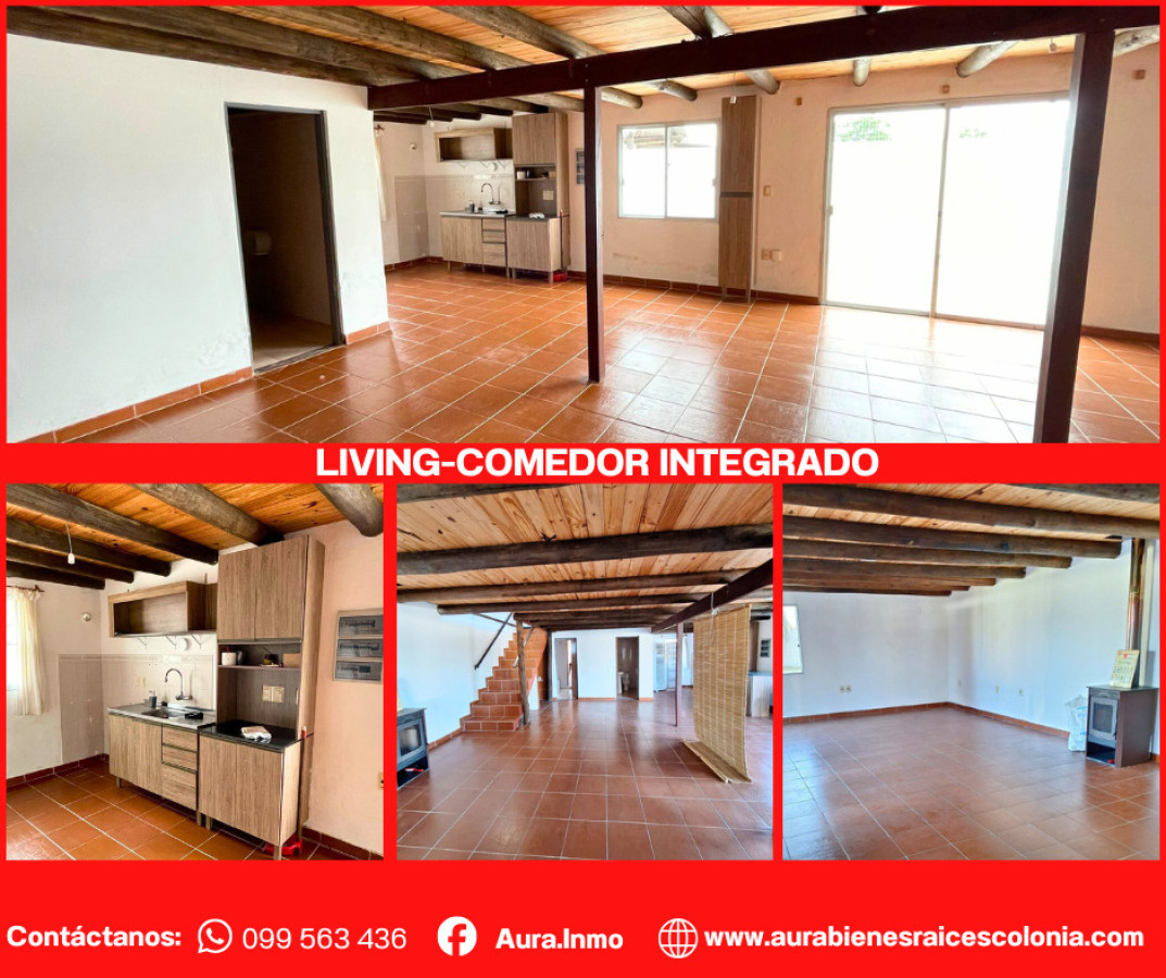 Casa ID.61 - Casa en Alquiler de Dos Plantas Próxima a Zona Franca y Balneario Ferrando | Colonia del Sacramento