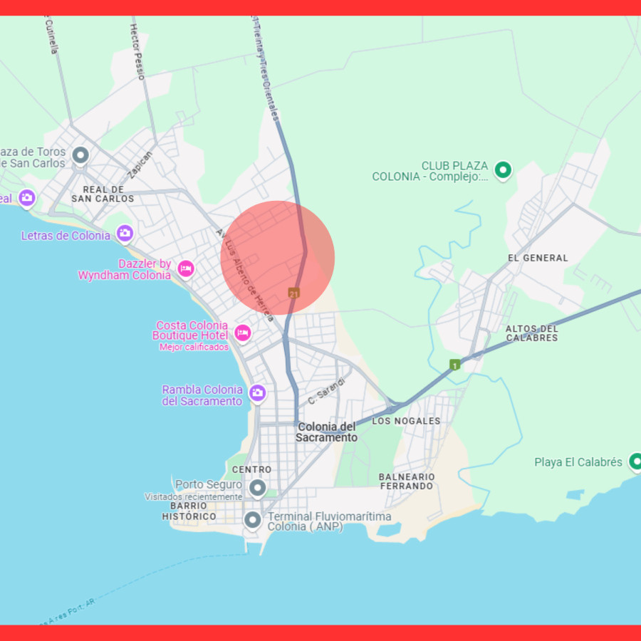 Terreno ID.62 - Terreno en Venta de 480 m² en Real de San Carlos | Colonia del Sacramento