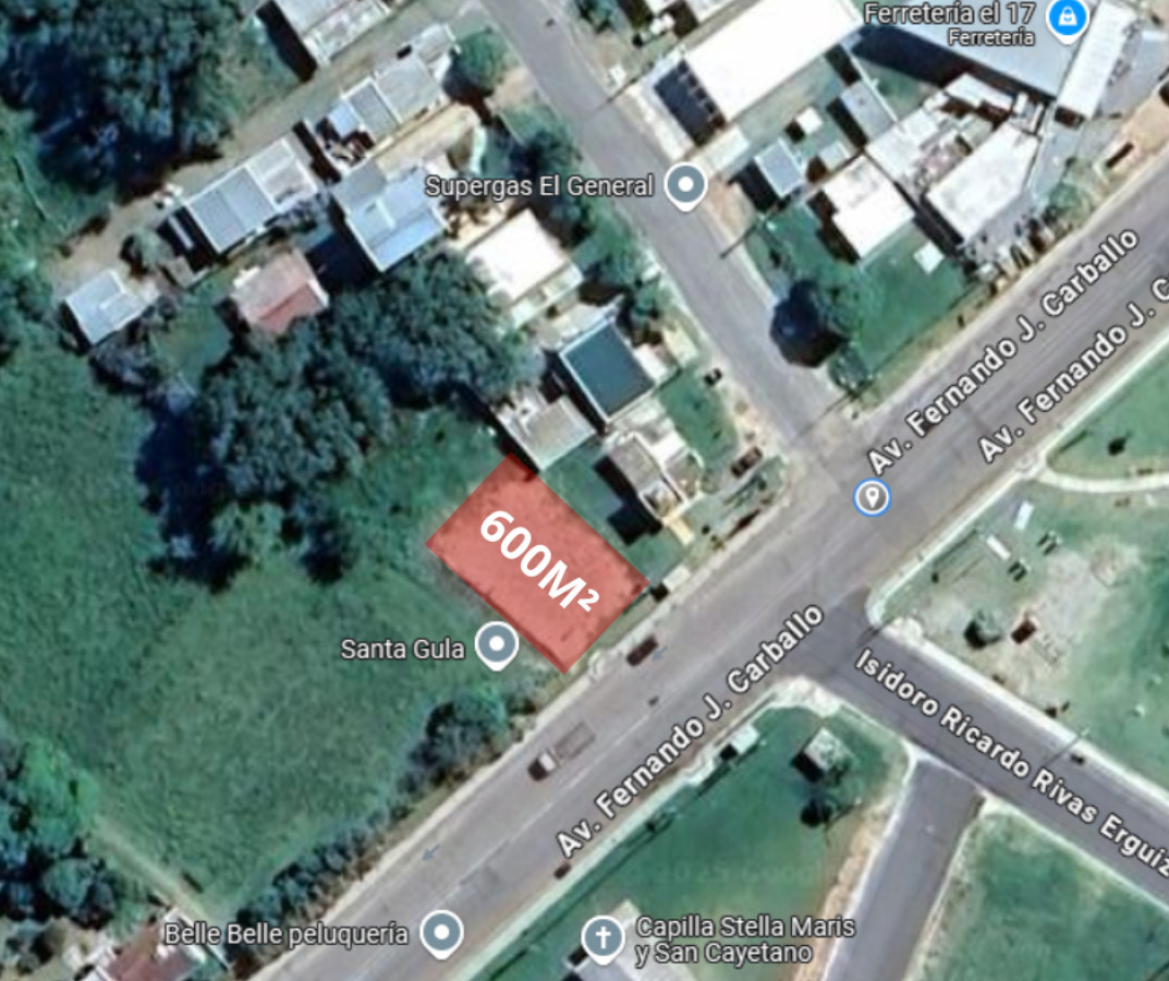 Terreno ID.121 - Terreno en Venta sobre Avenida J. Carballo – Colonia del Sacramento