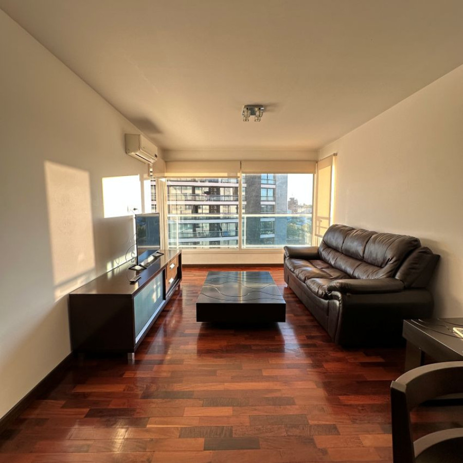Apartamento ID.73 - Alquiler Exclusivo apartamento amueblado en Buceo 1 dormitorio piso 12 con garaje en edificio Diamantis Plaza.