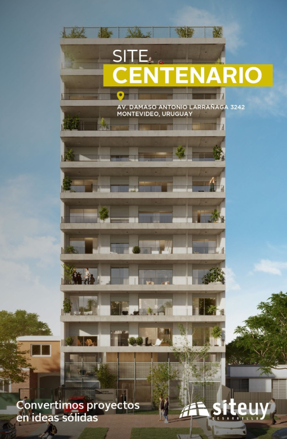 Apartamento ID.17 - Venta Apartamento A Estrenar La Blanqueada 1 Dormitorio Con Terraza Y Amenities