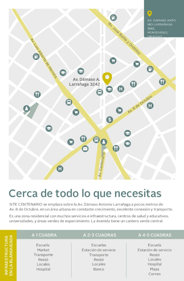 Apartamento ID.17 - Venta Apartamento A Estrenar La Blanqueada 1 Dormitorio Con Terraza Y Amenities