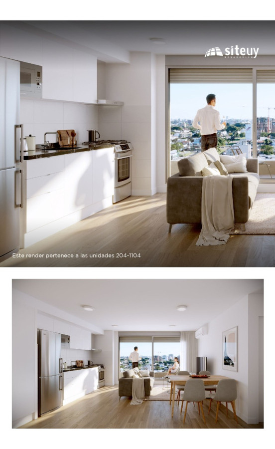 Apartamento ID.17 - Venta Apartamento A Estrenar La Blanqueada 1 Dormitorio Con Terraza Y Amenities