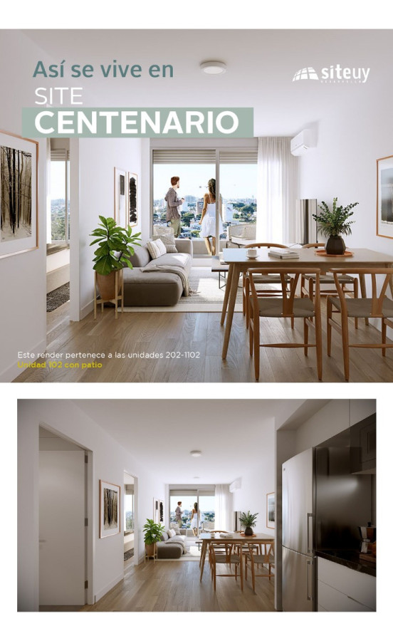 Apartamento ID.17 - Venta Apartamento A Estrenar La Blanqueada 1 Dormitorio Con Terraza Y Amenities