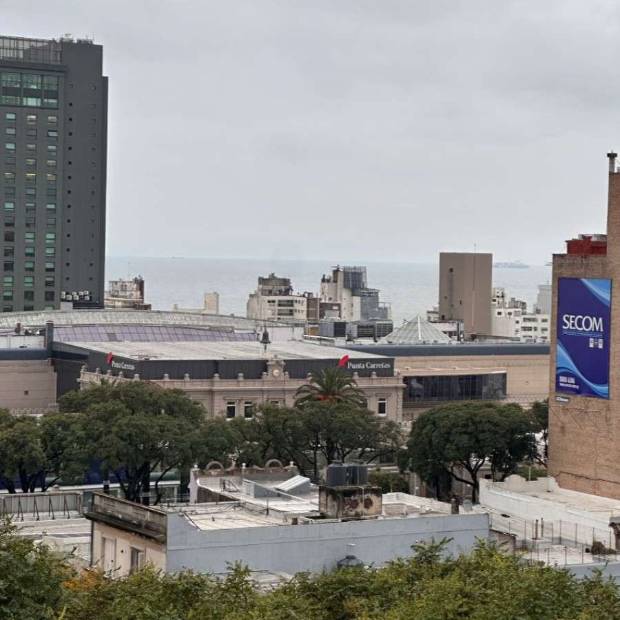 Apartamento ID.186 - Alquiler apartamento monoambiente semi amoblado en Punta Carretas piso 8 con gran terraza.