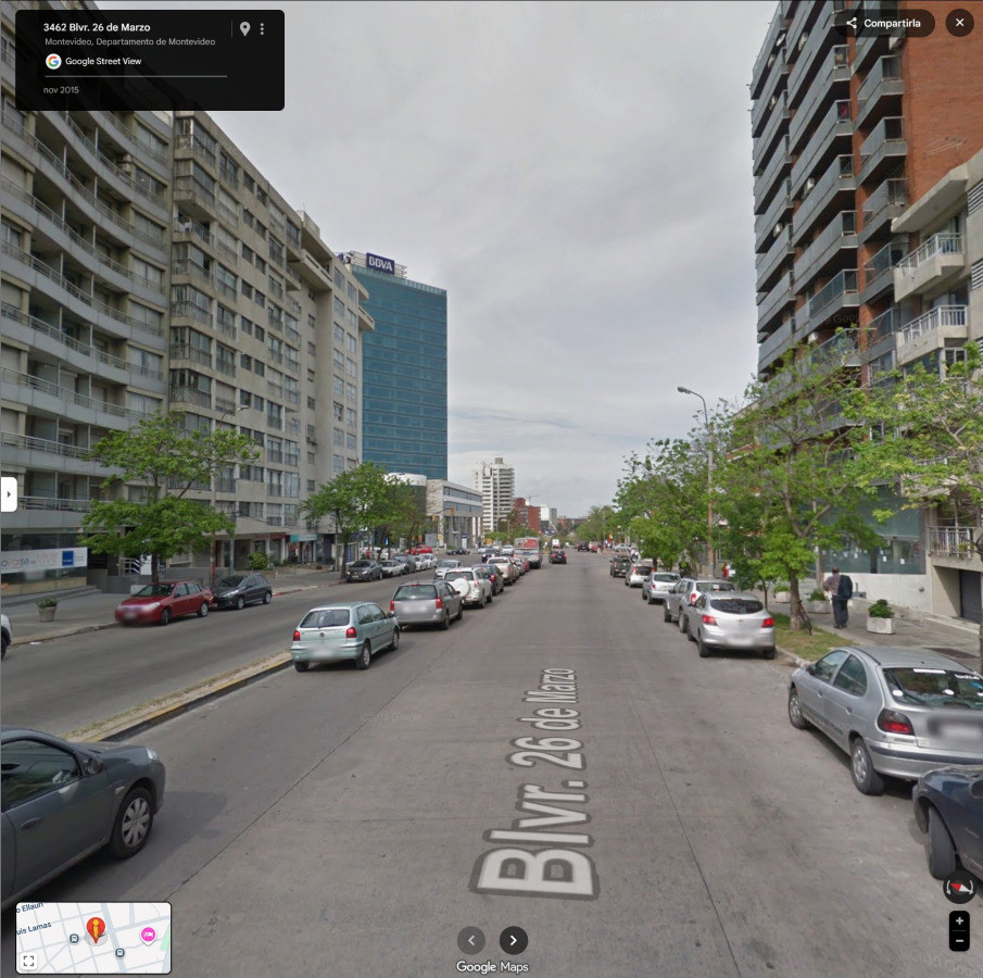 Apartamento ID.106 - Alquiler Monoambiente en Pocitos con cocina definida, balcón y opción garaje.