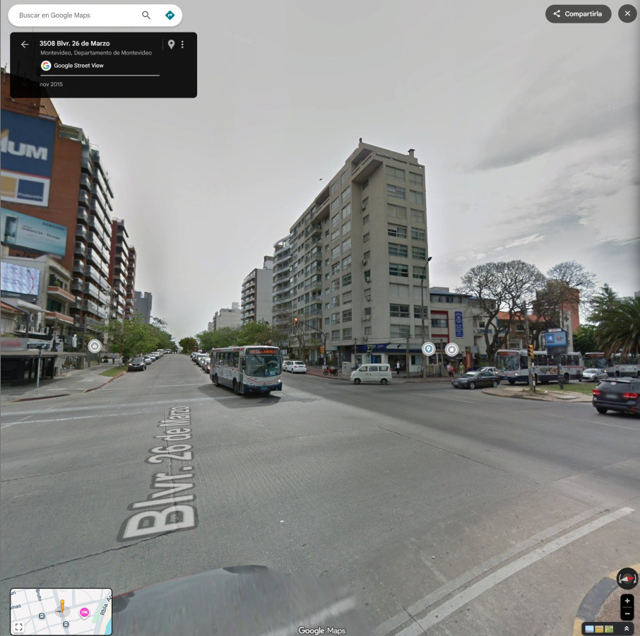 Apartamento ID.106 - Alquiler Monoambiente en Pocitos con cocina definida, balcón y opción garaje.