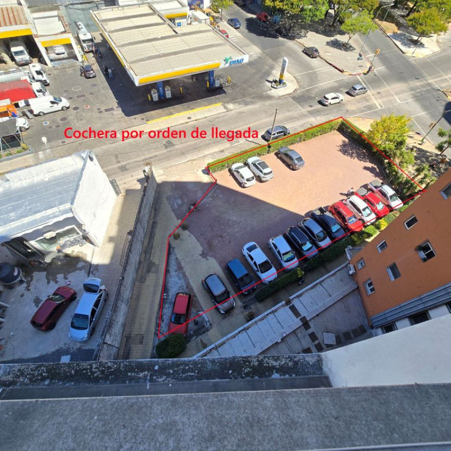 Apartamento ID.164 - Alquiler apartamento en Centro 1 dormitorio con hermosa vista y cochera por orden de llegada.