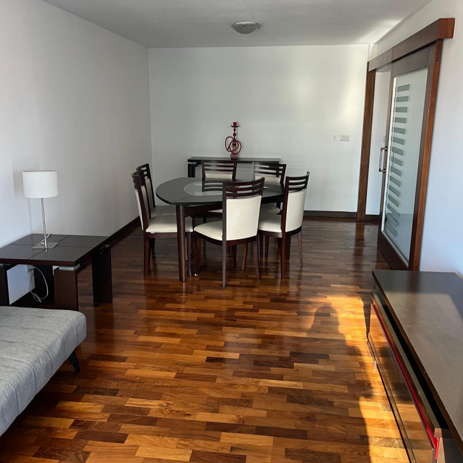 Apartamento ID.73 - Alquiler Exclusivo apartamento amueblado en Buceo 1 dormitorio piso 10 con garaje en edificio Diamantis Plaza.