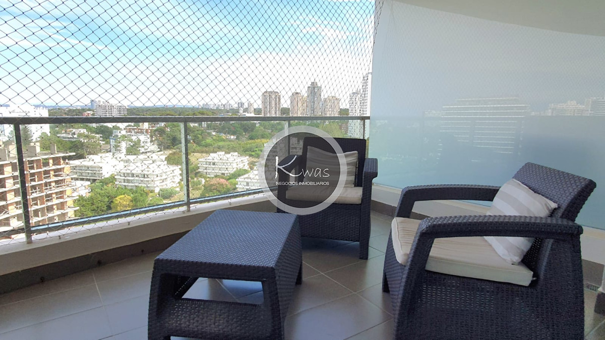 Departamento ID.611 - Departamento dos dormitorios dos baños edificio Wind Tower Punta del Este