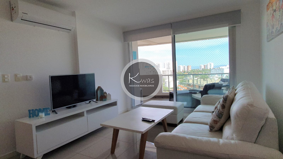 Departamento ID.611 - Departamento dos dormitorios dos baños edificio Wind Tower Punta del Este