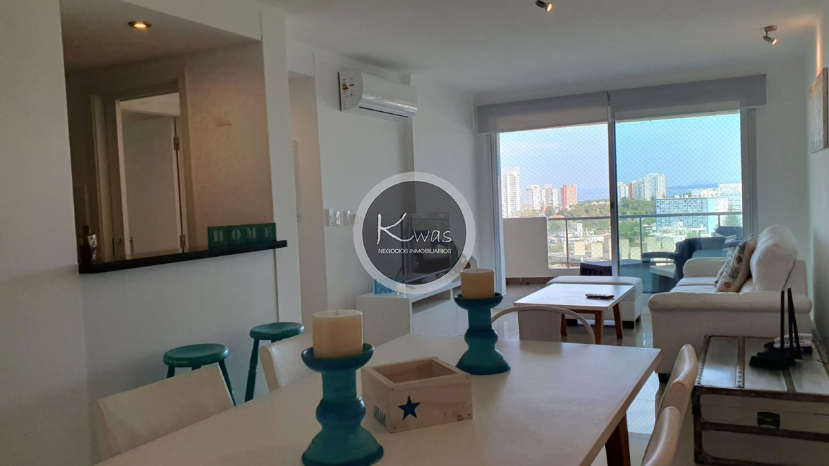 Departamento ID.611 - Departamento dos dormitorios dos baños edificio Wind Tower Punta del Este