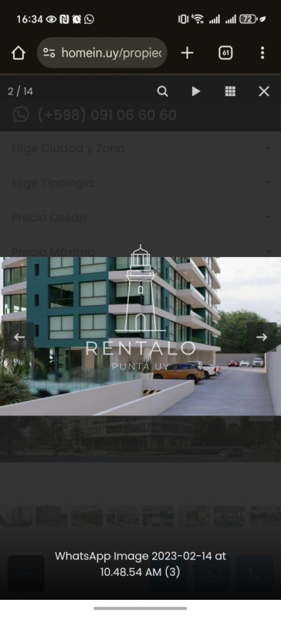 Apartamento ID.928 - Departamento en venta de 2 dormitorios sin muebles a estrenar full amenities 