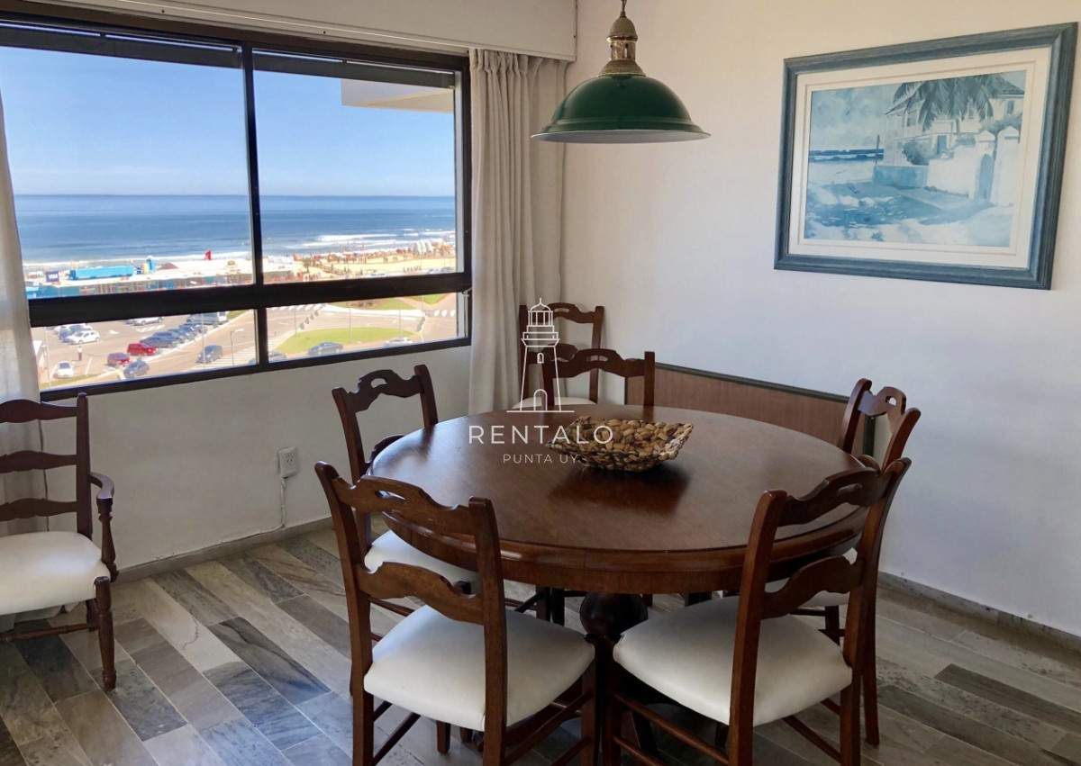 Apartamento ID.840 - Alquiler temporal de 3 dormitorios con vista al mar en Punta del este 