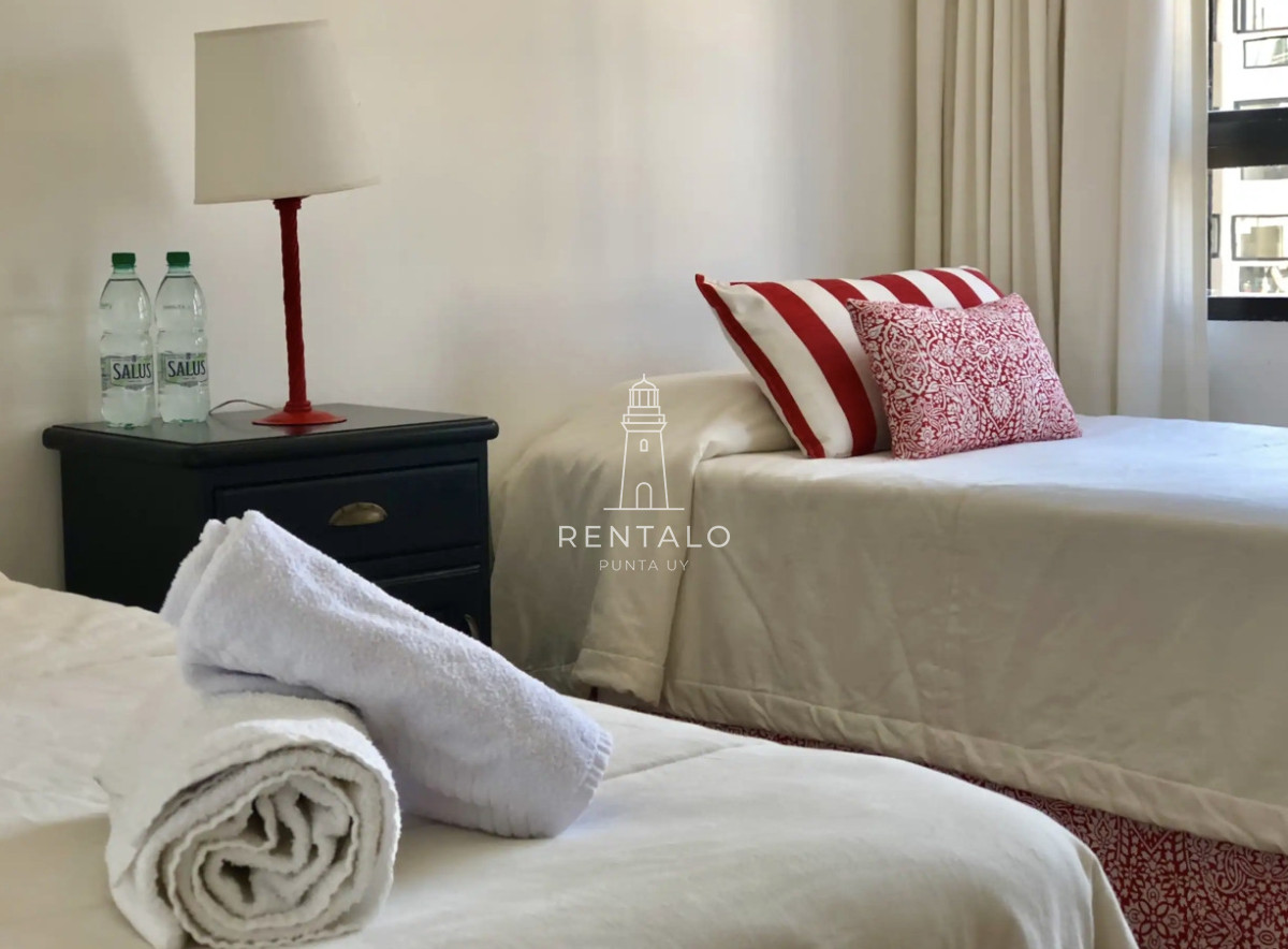Apartamento ID.840 - Alquiler temporal de 3 dormitorios con vista al mar en Punta del este 