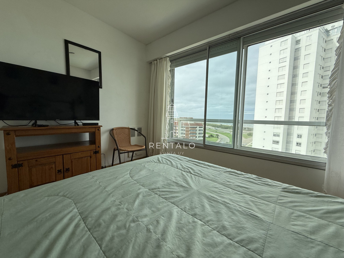 Apartamento ID.962 - Alquiler invernal apartamento 2 dormitorios y dos baños con vista al mar Punta del este