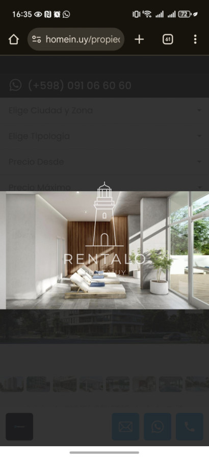 Apartamento ID.928 - Departamento en venta de 2 dormitorios sin muebles a estrenar full amenities 