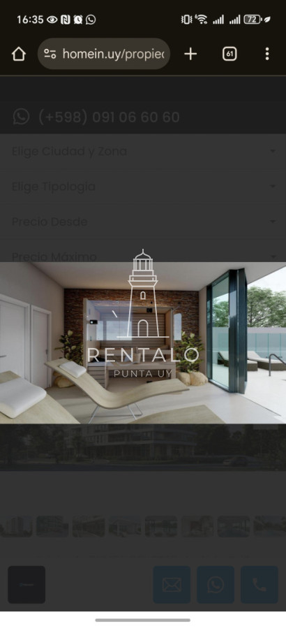 Apartamento ID.928 - Departamento en venta de 2 dormitorios sin muebles a estrenar full amenities 