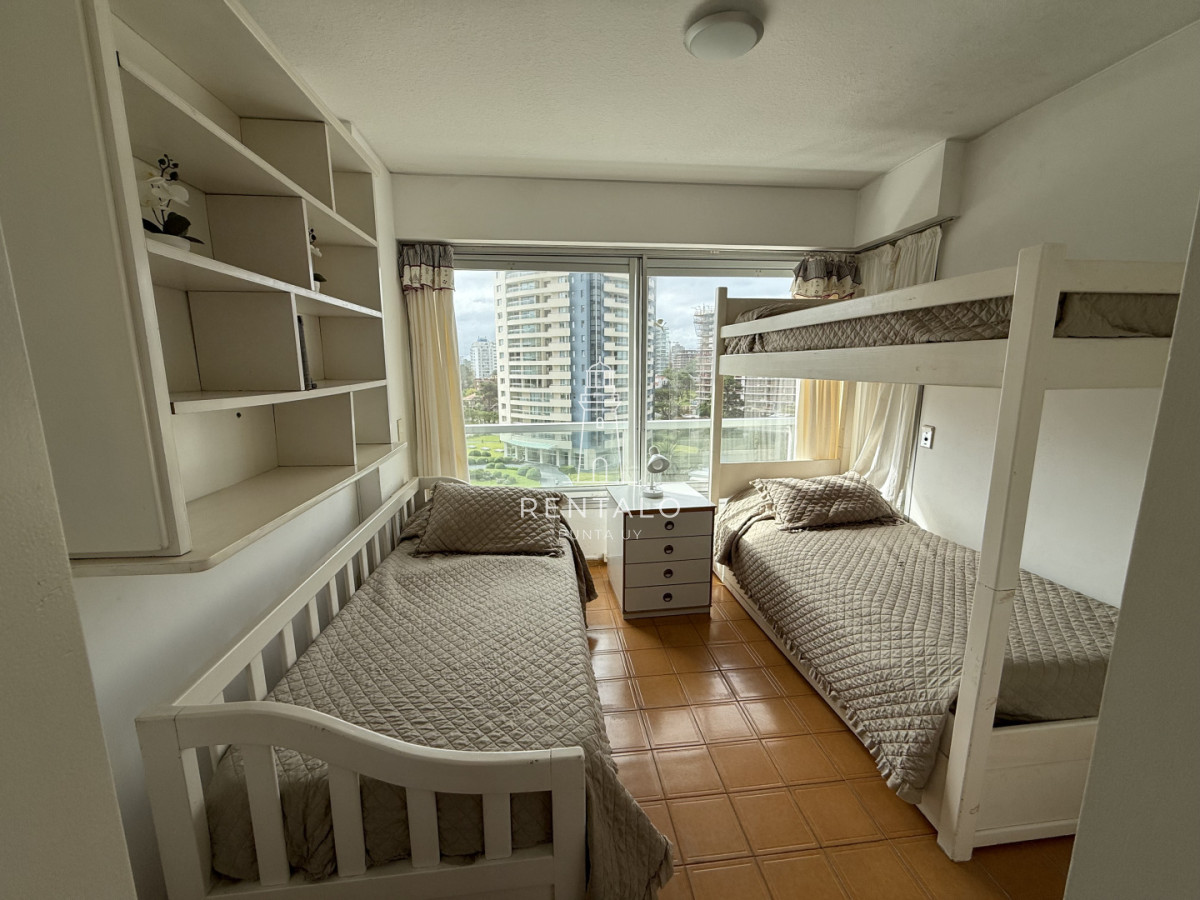 Apartamento ID.962 - Alquiler invernal apartamento 2 dormitorios y dos baños con vista al mar Punta del este