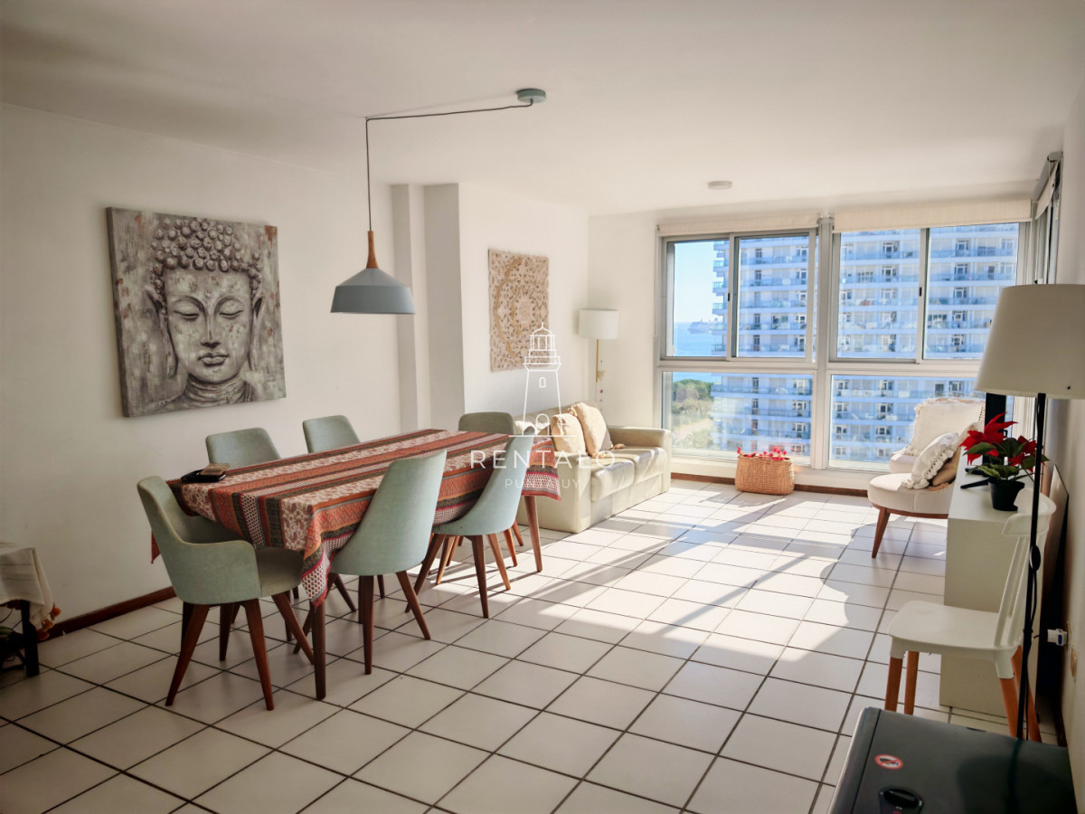 Apartamento ID.863 - En venta apartamento penthouse 3 dormitorios en Punta del este playa mansa parada 5 