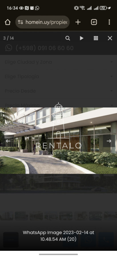 Apartamento ID.928 - Departamento en venta de 2 dormitorios sin muebles a estrenar full amenities 