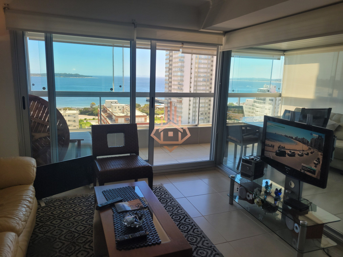 Venta de apartamento piso alto con vista al mar   - LUX706A