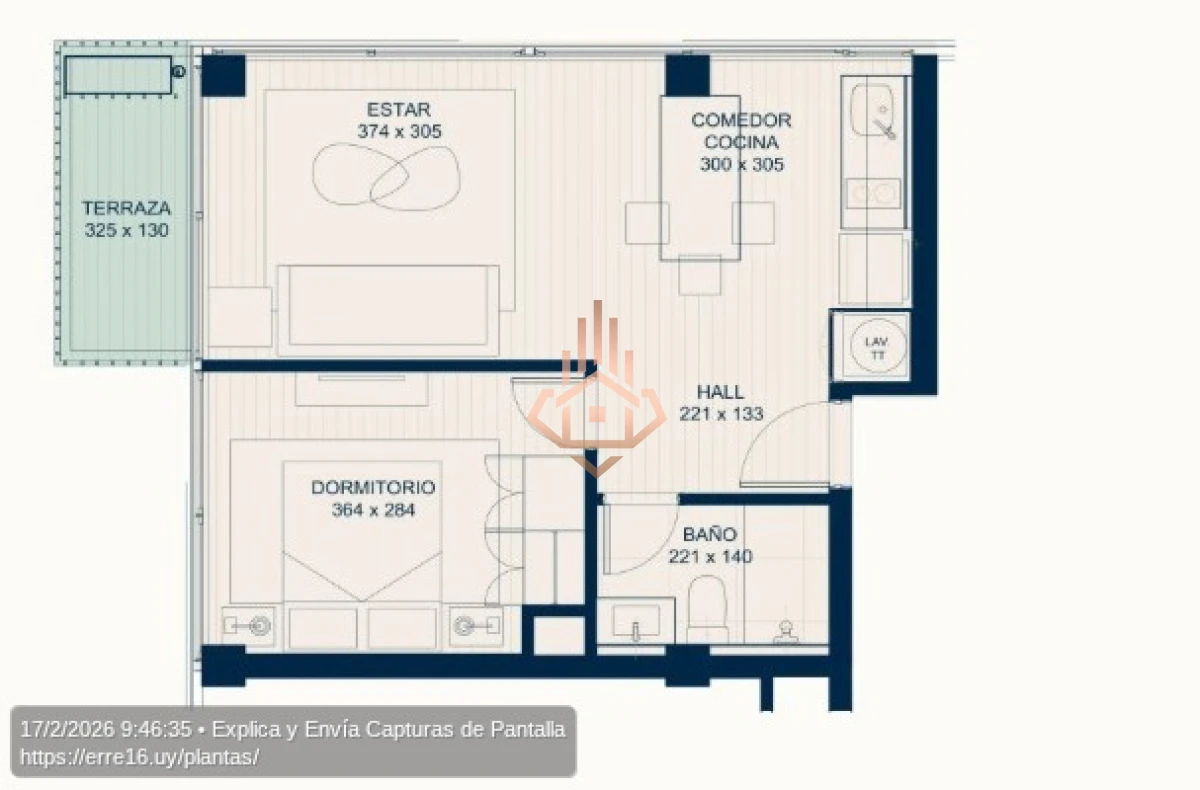 Erre16 - 1 dormitorio - Foto 1 de 2