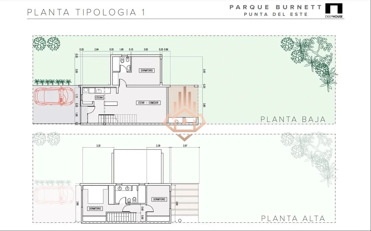 Venta Casa ph tres dormitorios en Parque Burnett- Punta del Este.