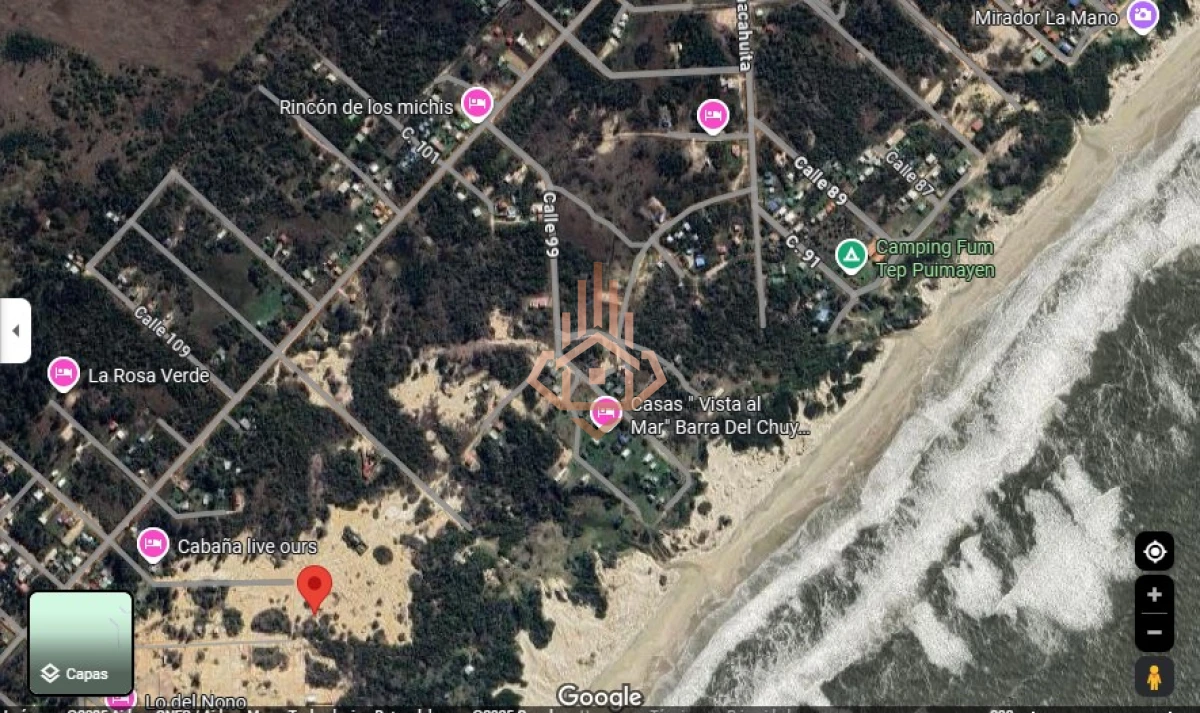 Venta de 4 terrenos en Puimayen Barra del Chuy . Una cuadra de la playa