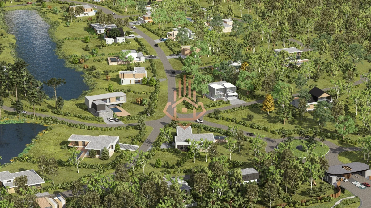 Venta de terrenos en barrio privado aura sumergidos en el bosque y el jardín