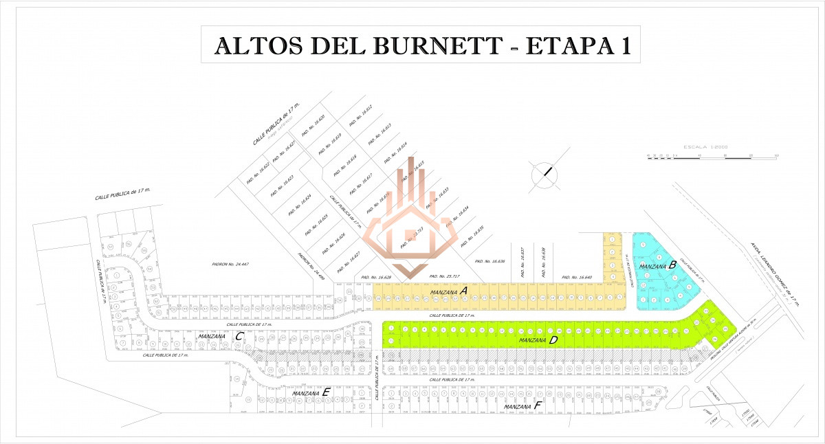 Venta Terrenos desde 652 m2  en Parque Burnett