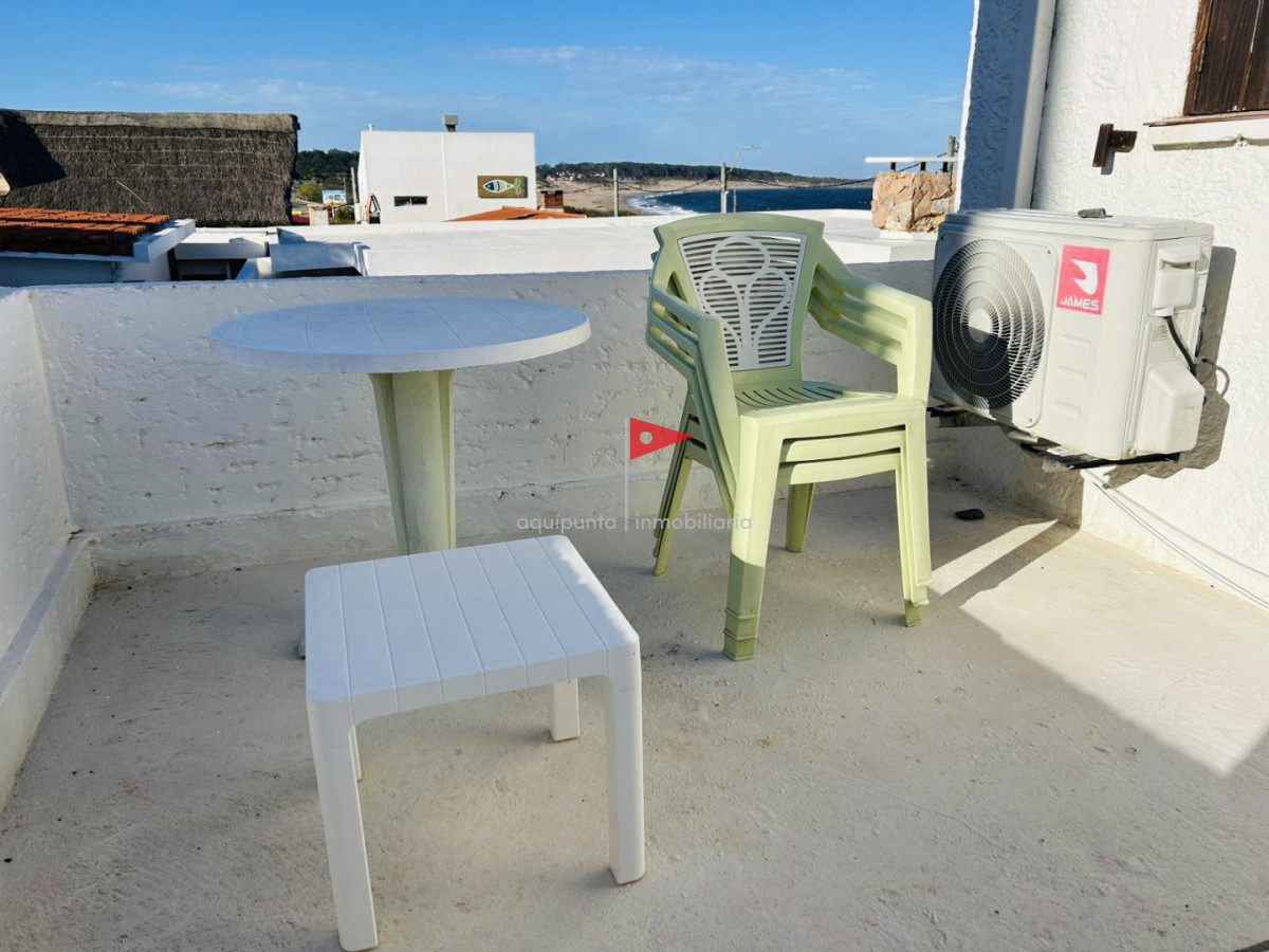 Casa ID.384 - Casa en alquiler temporada dos dormitorios 1 baño frente al mar Punta Colorada 