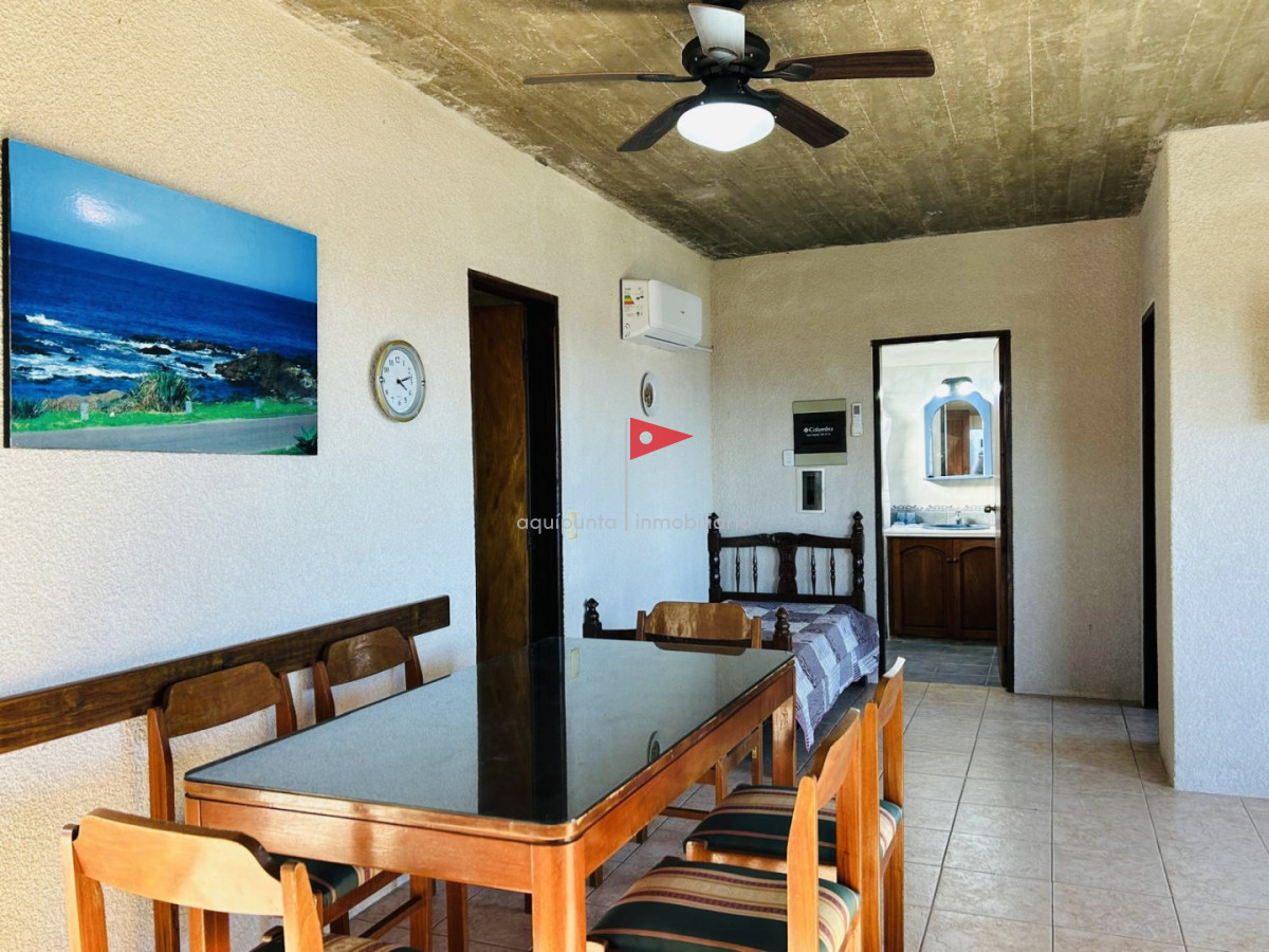 Casa ID.384 - Casa en alquiler temporada dos dormitorios 1 baño frente al mar Punta Colorada 