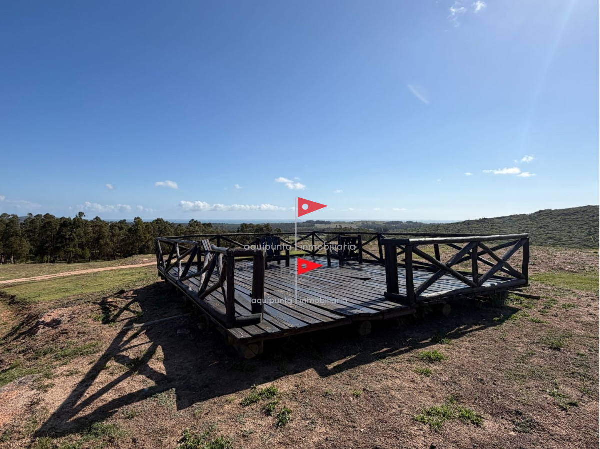 Chacra ID.128 - Chacra con tajamar y vista al mar Piriapolis (2)