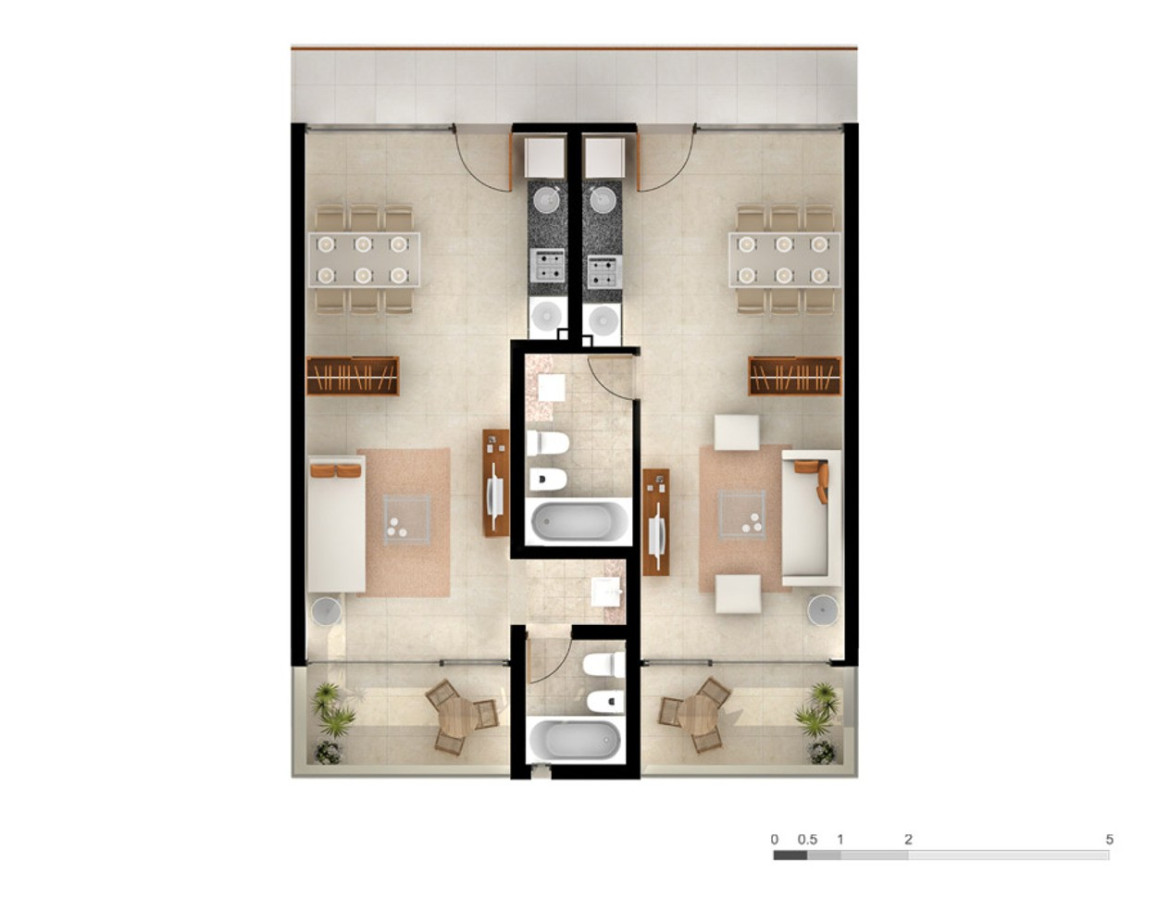 Apartamento ID.16 - Confortable Monoambiente, Gala Puerto, Punta del Este