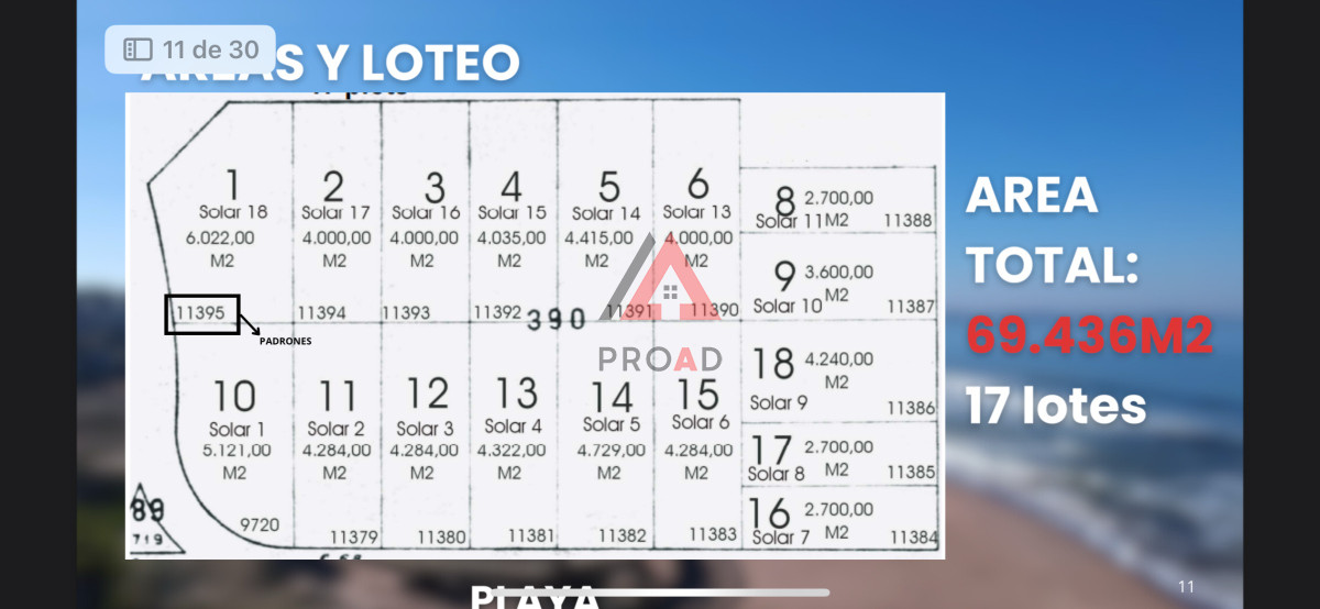 Terreno ID.23 - Lote de 7 hectareas frente al mar, perfecto para proyecto!