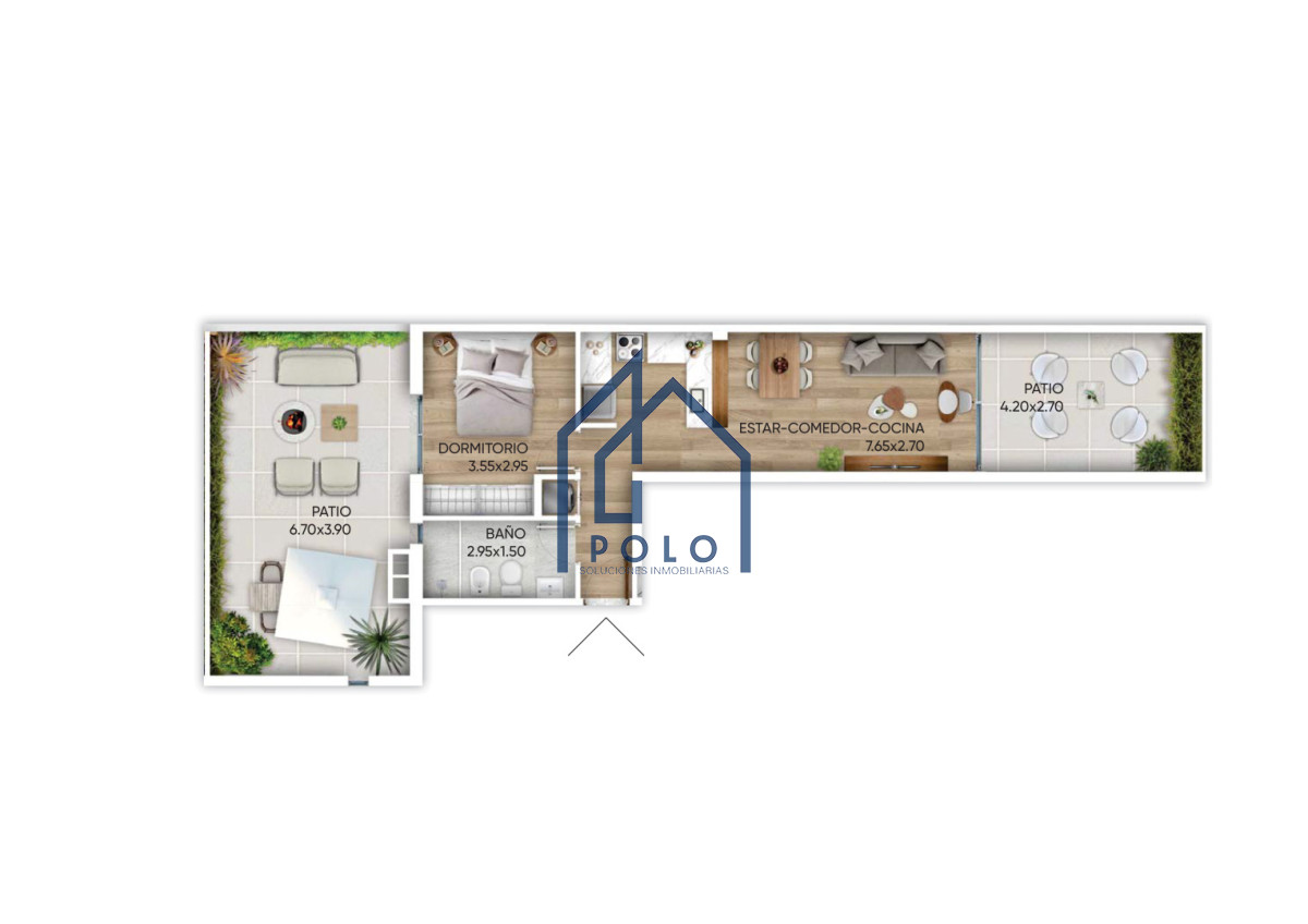 Apartamento ID.4 - Apartamento 1 dormitorio en Cordón