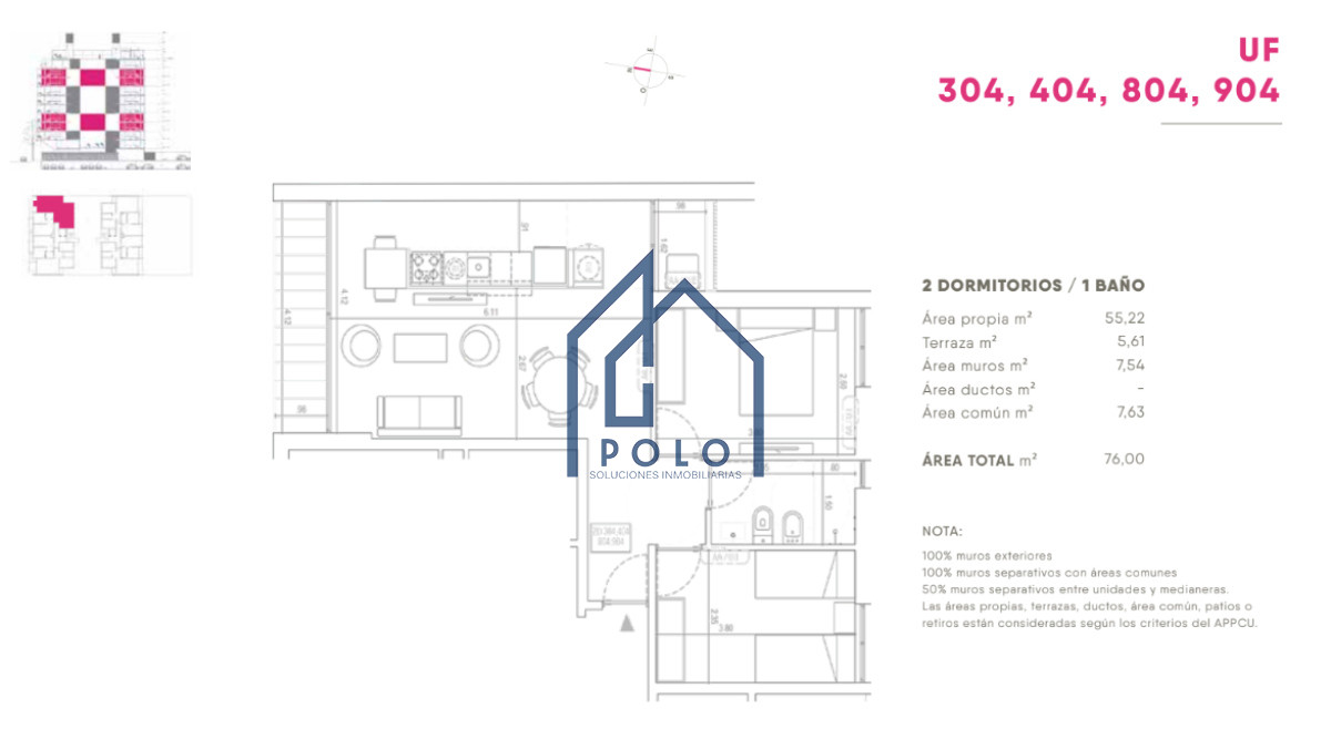 Apartamento ID.70 - Venta Departamento 2 dormitorios en el Centro