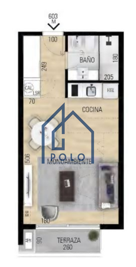 Apartamento ID.30 - Monoambiente Punta del este, Altántico