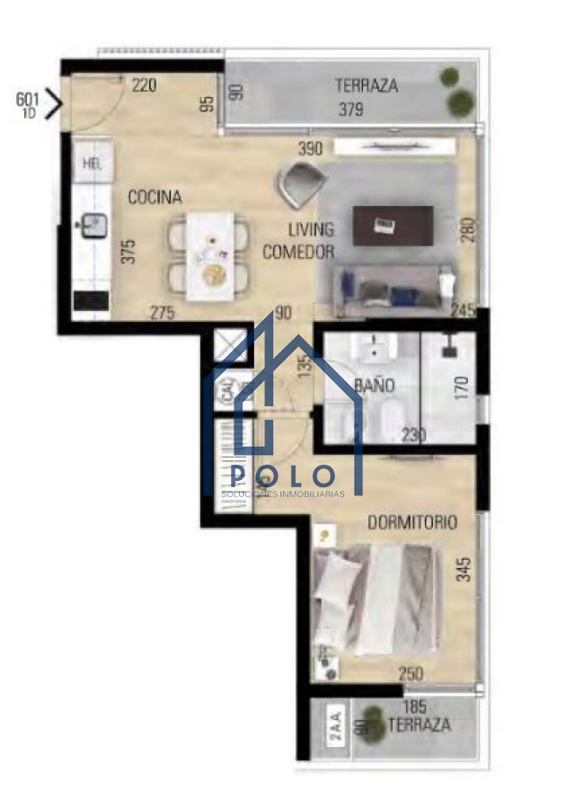 Apartamento ID.31 - Apartamento 1 dormitorio, Punta del este