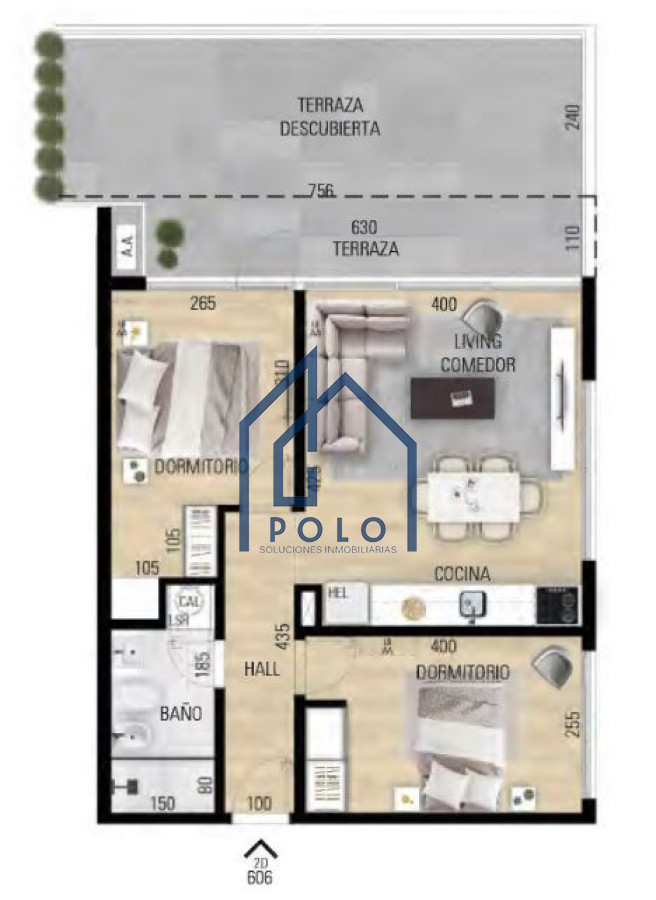 Apartamento ID.32 - Apartamento 2 dormitorios, Punta del este.