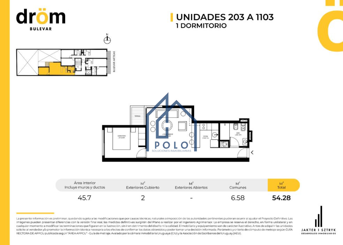 Apartamento ID.65 - Venta Apartamento 1 Dormitorio, Tres Cruces