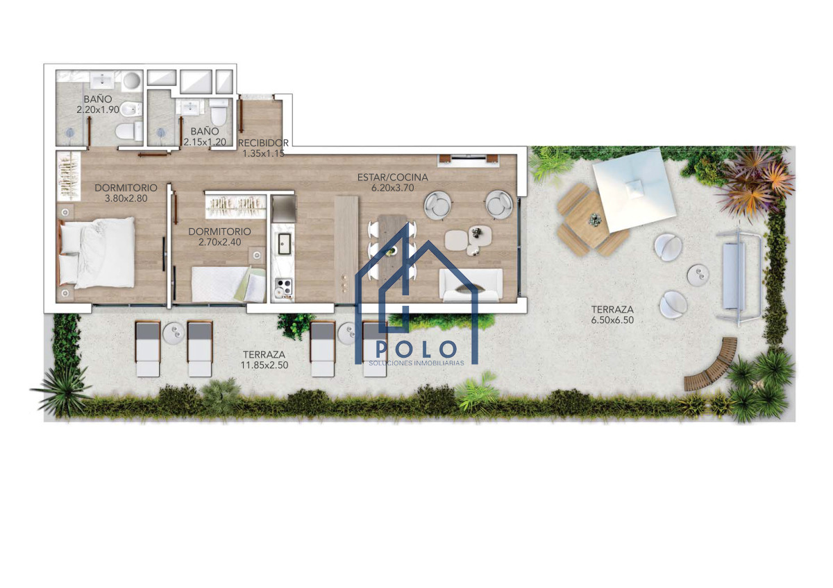 Apartamento ID.2 - Apartamento de 2 dormitorios en Punta Carretas