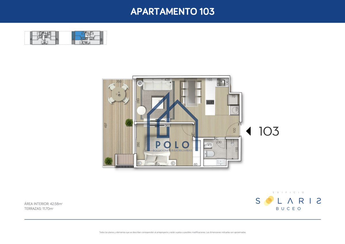 Apartamento ID.53 - Apartamento 1 dormitorio en Buceo