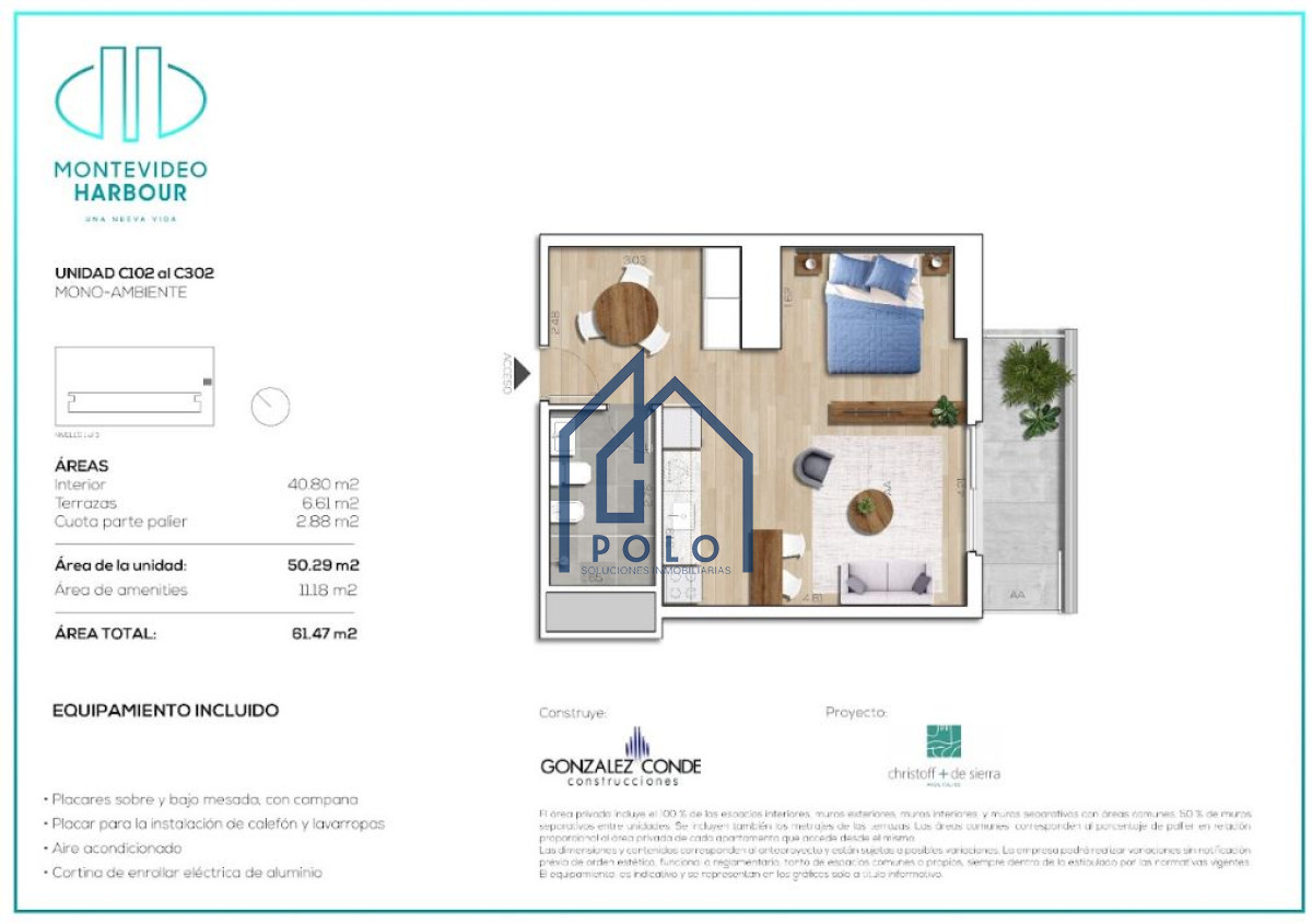 Apartamento ID.78 - Montevideo Harbour, Bahía de Montevideo